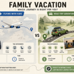 Flying with Kids vs Road Trips: A Cost Comparison for a Family of 4 Over 5 Vacations